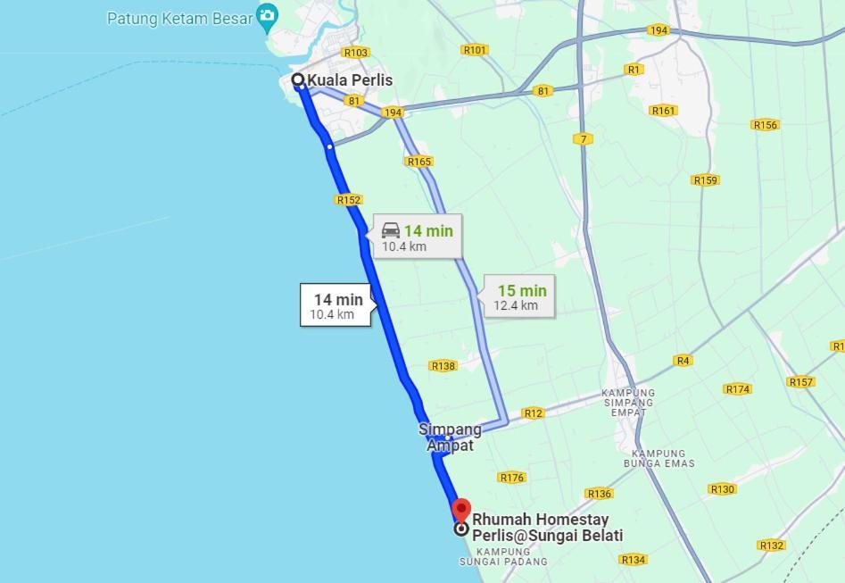 Rhumah Sungai Belati Villa Simpang Empat  Ngoại thất bức ảnh